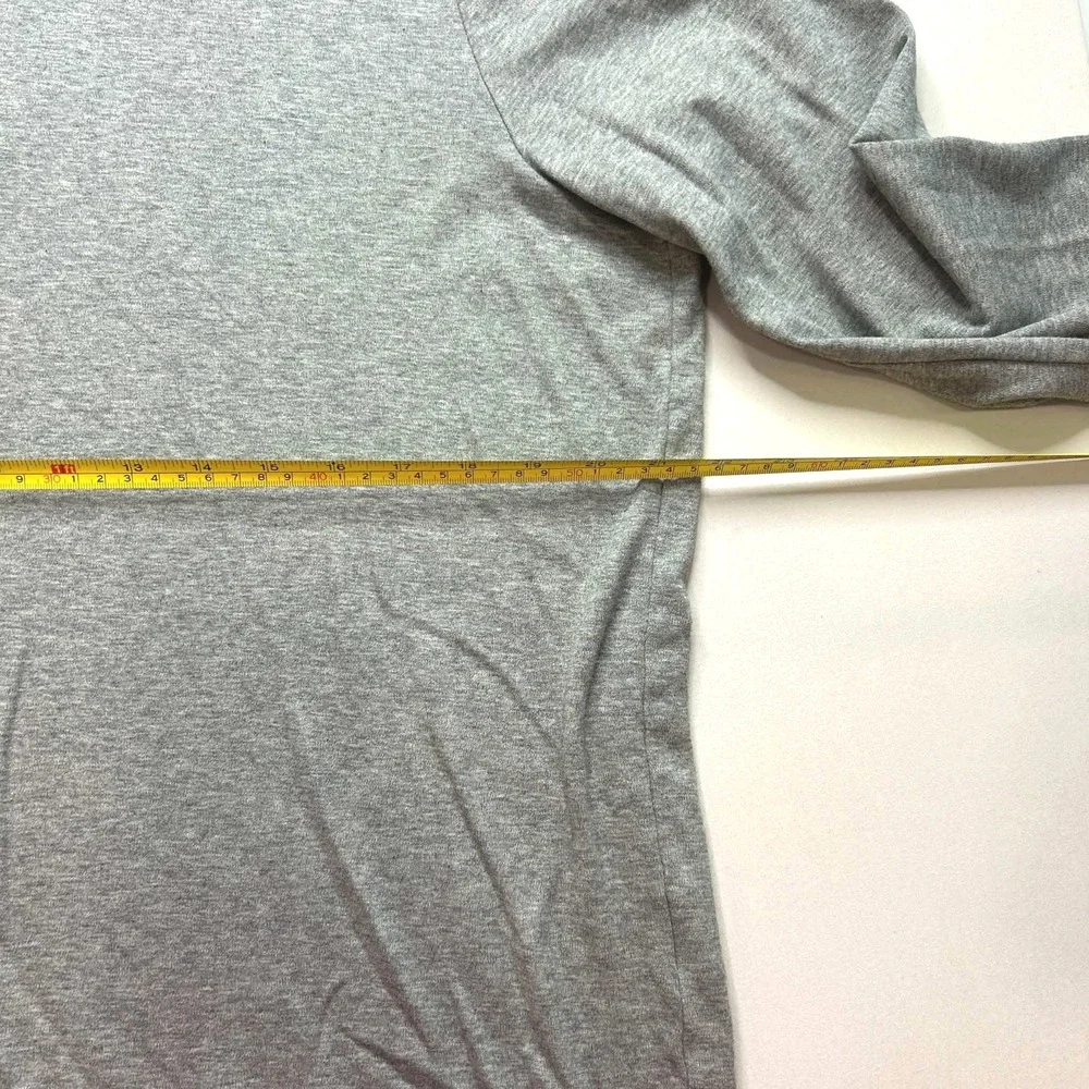 Banana Republic Mens XL Grey 100% Cotton Quarter Zip Pullover Sweater Top